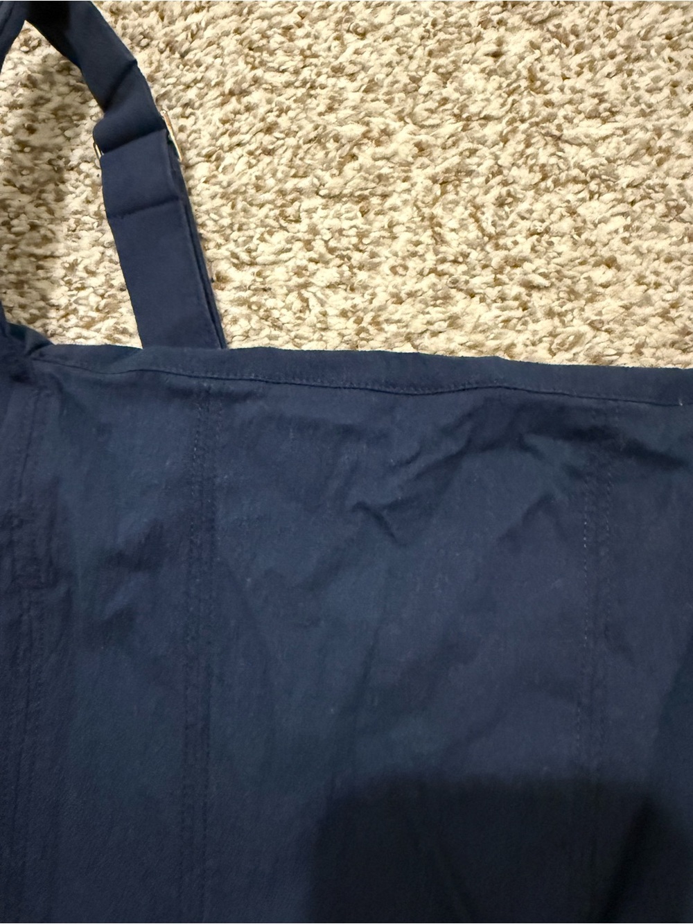 Abercrombie & fitch Navy midi dress sz L large - Picture 2 of 6